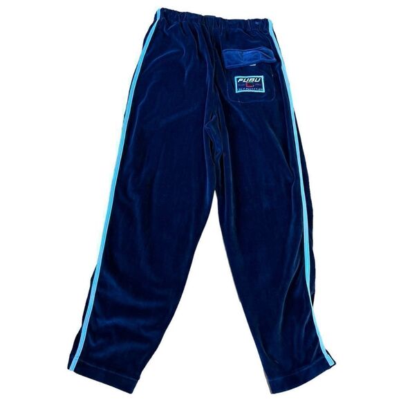 FUBU Vintage Millennium Y2K Velour Terrycloth Sweatpants - Picture 2 of 10